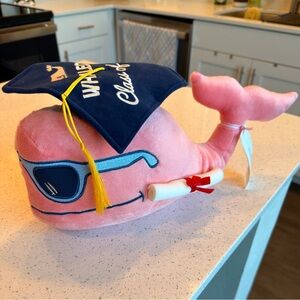 Vineyard Vines Pink Whale 2022 Graduation Plush